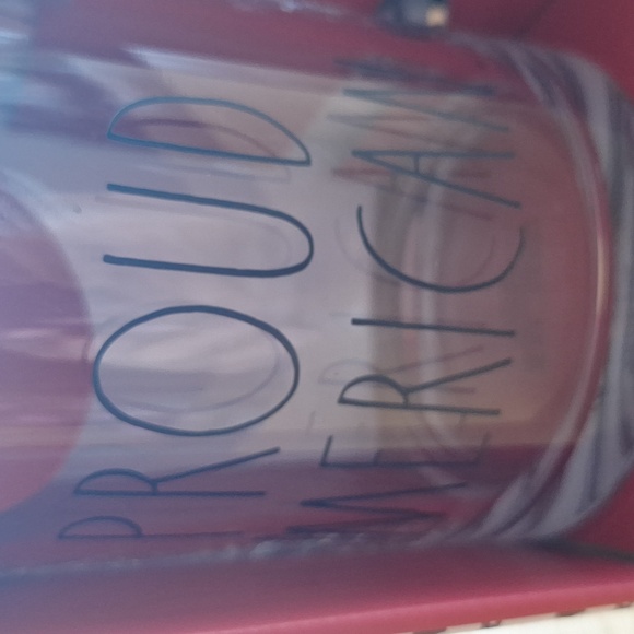 🇺🇸 Rae Dunn Proud American clear glass mug. New! - Picture 4 of 7